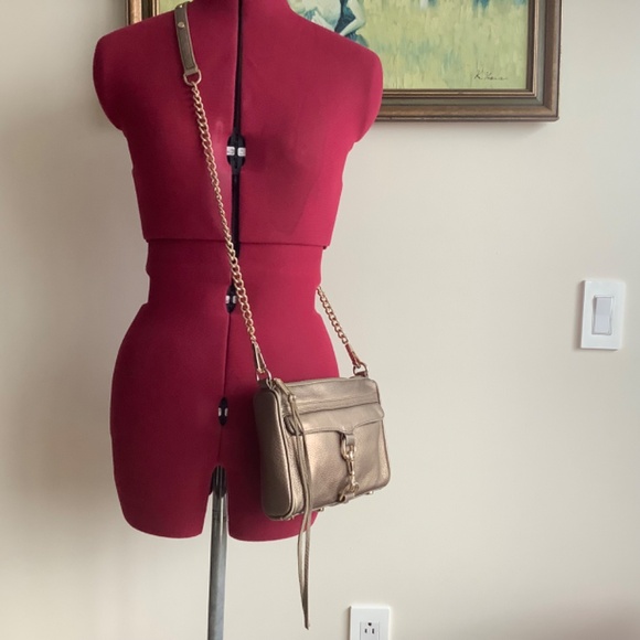 Rebecca Minkoff mini MAC bag gold taupe - Picture 15 of 16